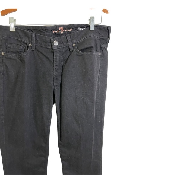 7 for all mankind flynt black jeans size 31. Bootcut.womens - Picture 2 of 12